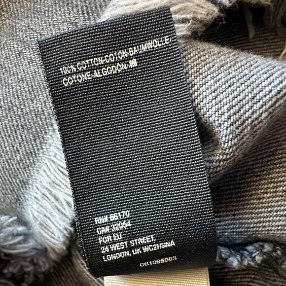 Free People We The Free Womens 27 Skirt Sidecar Mini Distressed Raw Hem Denim - Picture 6 of 7